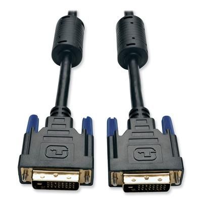 Tripp Lite DVI Dual Link Cable, Digital TMDS Monitor Cable, DVI-D (M/M), 6 ft., Black (TRPP560006)