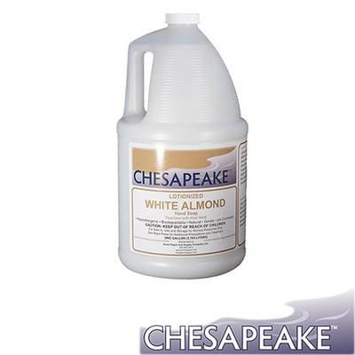 Chesapeake 510947 Lotionized White Almond Hand Soap, Gallon Bottle - Case of 4