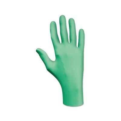 Showa Disposable Natural Rubber Latex Gloves, Lightly Powdered, 5 mil, Large, Green (845-1005L)