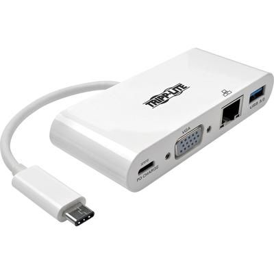 Tripp Lite U44406NVGUC Adapter, w/USB-A, USB-C to VGA