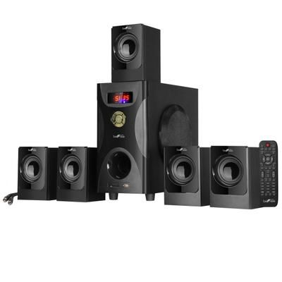 Befree Sound Bfs-425 5.1-Channel Surround Sound Bluetooth Speaker System, Black