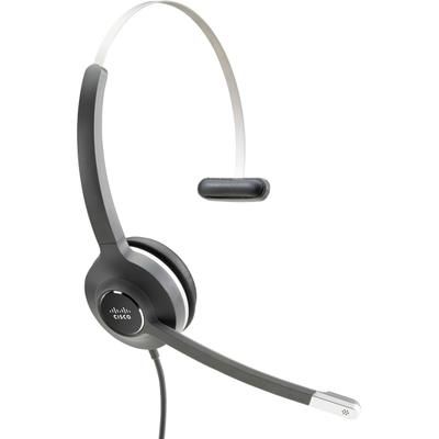 Cisco Headset 531 (Wired Single With Quick Disconnect Coiled Rj Headset Cable) - Mono - Quick Disconnect - Wired - 90 Ohm - 50 Hz - 18 Khz - Over-The-Head - Monaural - Supra-Aural
