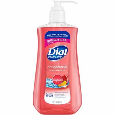 Dial Pomegranate Tangerine Antibacterial Hand Soap - Pomegranate & Tangerine Scent - 11 Fl Oz - Bacteria Remover, Residue Remover - 20943