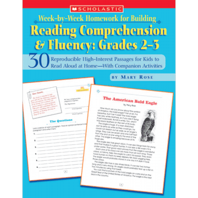 Scholastic Week-By-Week Homework For Building Reading Comprehension & Fluency - Grades 2-3