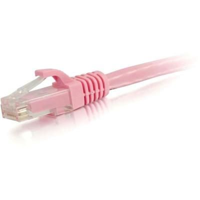 C2G-2 Ft Cat6 Snagless Unshielded (Utp) Network Patch Cable - Pink - Category 6 For Network Device - Rj-45 Male - Rj-45 Male - 2 Ft - Pink