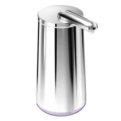 Simplehuman Foam Sensor Pump, 6-3/4"h X 3-1/8"w X 4-3/4"d, Polished Silver
