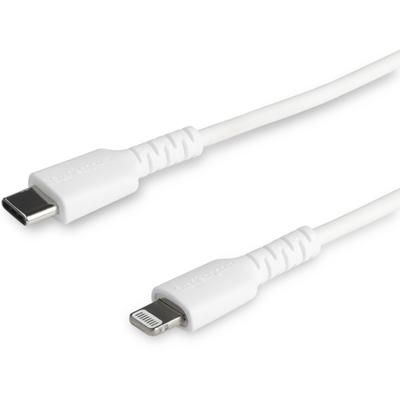 Startech.com 2M/6.6 Ft Usb C To Lightning Cable - Mfi Certified - Heavy Duty Lightning Cable - White - Durable Usb Charging Cable (Rusbcltmm2Mw)
