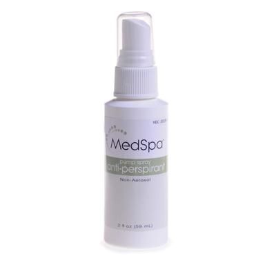 Medline Medspa Pump Spray Unscented Antiperspirants/deodorants, 2 Fl Oz, Pack Of 48