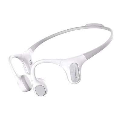 Mojawa Run Plus Bluetooth Bone-Conduction Waterproof Open-Ear Headphones With Microphone For Outdoor Sports, Gray