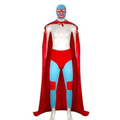 Costume Cosplay Lottatore messicano Cosplay Adulti Per uomo Carnevale Mascherata martedì grasso Feste Palcoscenico Vestirsi