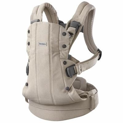 BabyBjrn Baby Carrier Harmony Woven Melange, Light Beige
