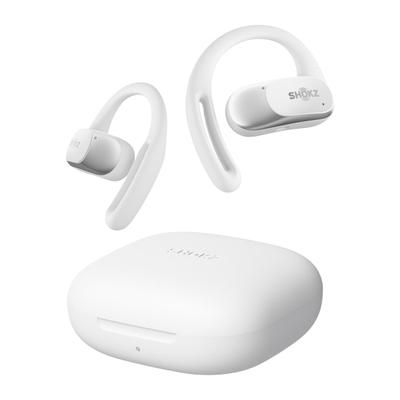 Shokz Openfit Air True Wireless Bluetooth Open-Ear Earbuds With Charging Case, White