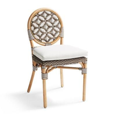 Palmella Bistro Chair Cushion - Quick Dry, Light Aruba - Frontgate
