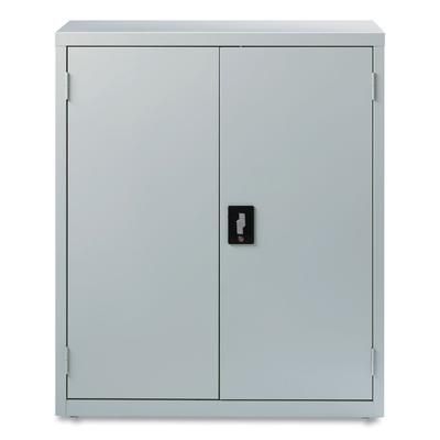 Alera Economy Assembled Storage Cabinets, 3 Shelves, 36" x 18" x 42", Light Gray (ALEHCM4218LG)