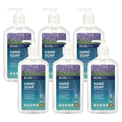 ECOS(R) PRO Liquid Hand Soap, Lavender, 17 oz, 6/Carton (EOPPL96656CT)