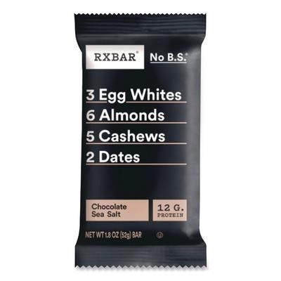 RXBAR Adult Bars, Chocolate Sea Salt, 1.83 oz Bar, 12/Box (RXBCGO00430)