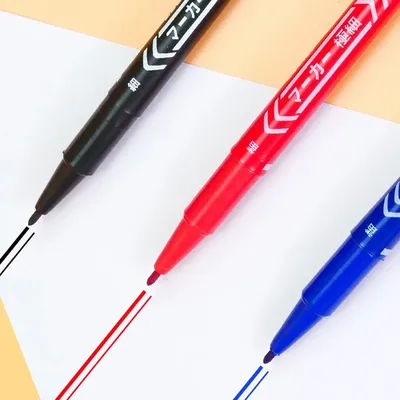 3 Pcs/Set CD-R DVD-R Media Disc Double Head Marker Pen Writing Student marker Pen School office Stationery Supplies