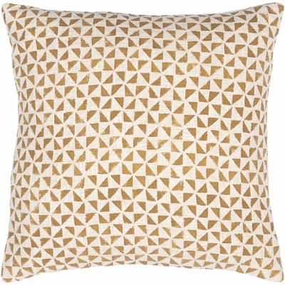 Balaoang 22" Square Modern Pillow plush Cotton Brown/Light Beige/Tan/Brown/Dark Red/Peach Lumbar Pillow - Boutique Rugs