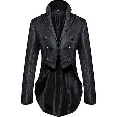 Punk Gotico Medievale Steampunk Cappotto Mascherata Medico della peste Costume Per uomo Stile Steampunk Carnevale Mascherata Feste Adulti Cappotto