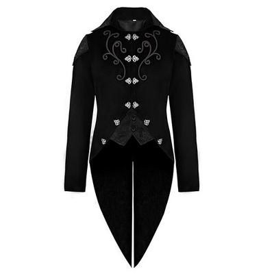 Punk Gotico Medievale Steampunk Cappotto Mascherata Vampiro Medico della peste Costume Per uomo Reale Stile Steampunk Carnevale Mascherata Feste Adulti Cappotto
