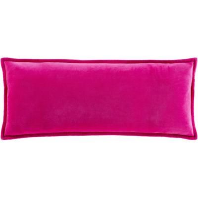 Brinckerhoff 22" Square Modern Home Decor Cotton Rose/Dark Pink Lumbar Pillow - Boutique Rugs