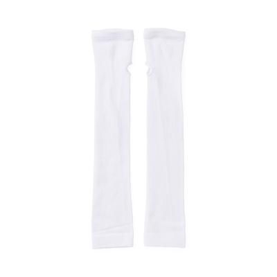 Medline Arm Sleeve with Thumb Loop, White, Universal Fit, 18" Length, 1 PR (NONSLEEVE)
