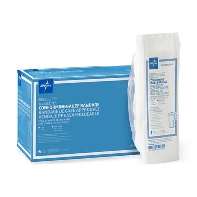 Medline Bulkee Lite Sterile Gauze Bandage, 6" x 4.5 yd., 6/BX (NON27499H)