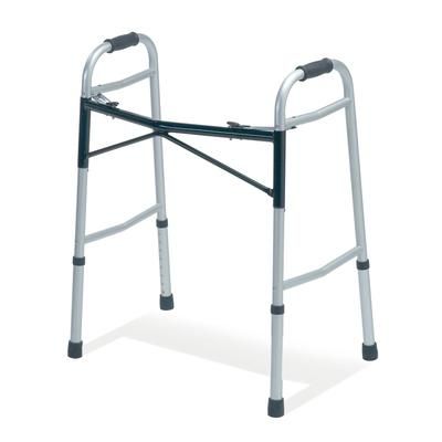 Medline Adult Bariatric Folding Walker, 2 Button, 650 lb. Capacity, 2/CS (G30754B)