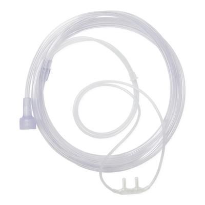 Medline Adult Soft-Touch Nasal Cannula with 4' Tubing and Universal Connectors, 50/CS (HCSU4504B)