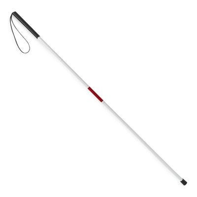 Medline Cane for the Visually Impaired, White, 1 EA (MDSWHTCANE)