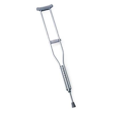 Medline Economy Aluminum Push-Button Pediatric Crutches, 1 PR (MDS80337HH)