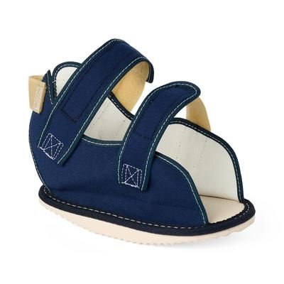 Medline Rocker Canvas Cast Shoe, Size XS, Children's Relative Shoe Size 10.5-12.5 (7.25" x 3.5"), 1 EA (ORT290010XS)