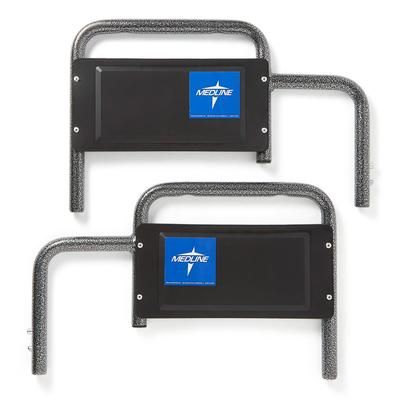 Medline Hammertone Desk-Length Armrest Assembly for K3 Basic Wheelchair, 1 PR (WCA806960HAM)