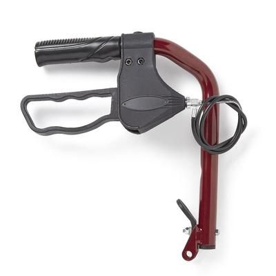 Medline Red Right Upper Cane and Brake Assembly for Transport Chairs, 1 EA (WCA808BHRR)