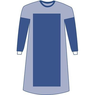 Medline Eclipse Poly Reinforced Gown, Size XL, Extra-Long, 28/CS (DYNJP2205)