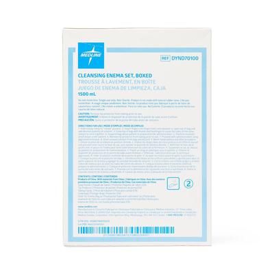 Medline Enema Bag Set with Slide Clamp, Boxed, 1 EA (DYND70100H)