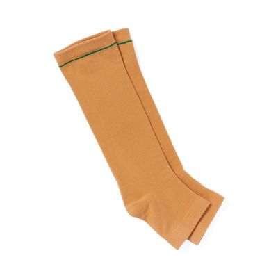 Medline Leg Sleeve, Beige with Green Stripe, Universal Fit, 15" Length, 1 PR (NONSLEEVELT)