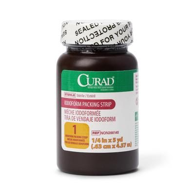 Curad Sterile Iodoform Gauze Packing Strips, 1/4" x 5 yd., 1/EA (NON266145H)
