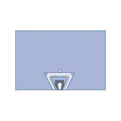Medline Shoulder Split Drape with Pouch, Sterile, 8/CS (DYNJP8405)