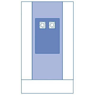 Medline Sterile Femoral Angiography Surgical Drape, 79" x 178" (201 x 452 cm), 10/CS (DYNJP4109)