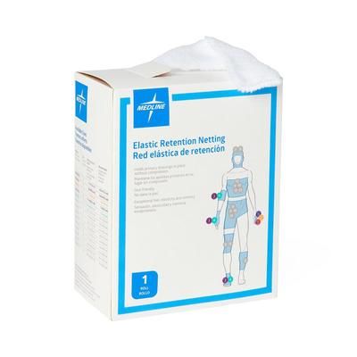 Medline Stretch Tubular Elastic Dressing Retention Net, Size 4 (11" x 25 yd.), for Nongovernment Accounts Only, 1 EA (NONSTNDNET04)