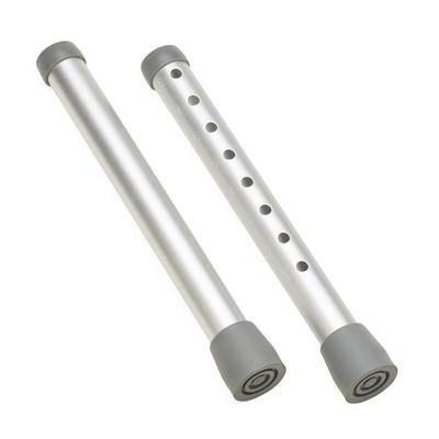 Medline Walker Replacement Leg for 10" Walker, 8-Hole, 2/ST (MDS86615L)