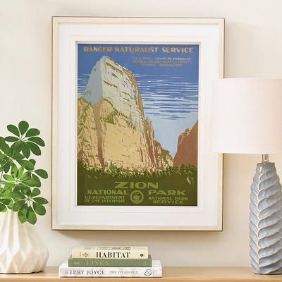 National Parks Wall Art - Zion - Grandin Road