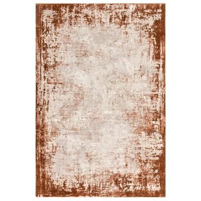 Tappeto da salotto moderno arancione 200x290 cm
