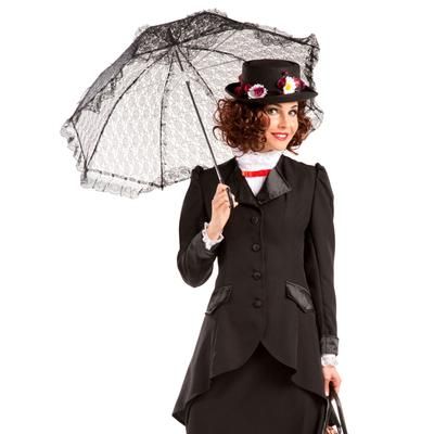 buttinette Manteau "nounou", noir