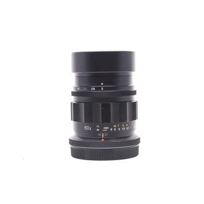 Used Voigtlander 50mm f/2 Apo-Lanthar - Nikon Z Fit