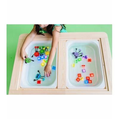 Glo Pals Light Up Cube Bath Toys - Blair (Blue)