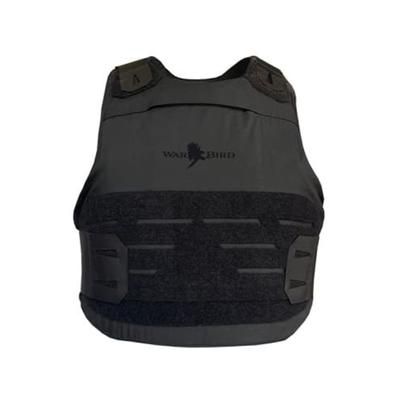 War Bird Ghost Hawk Concealable Armor System with Hoss Level IIIA Ballistics Black Small/Regular BUSLH3ASRGHB