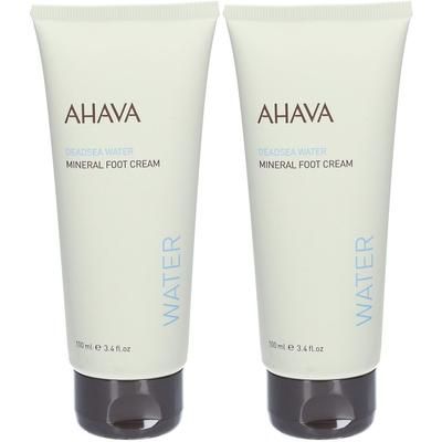 AHAVA Mineral Foot Cream Crema Piedi Set da 2 2x100 ml piedi