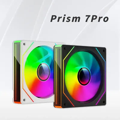 Computer Chassis Fan 12cm ARGB 4 Pin Quiet Cooling Fan 12V Large Air Volume 56.8CFM/600-1500RPM